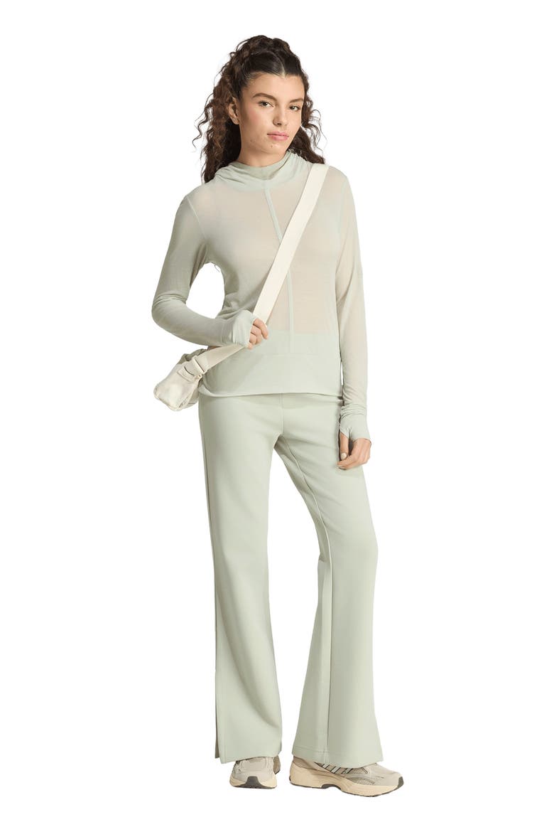 All Szn Flared Slim Fit Pants, Alternate, color, HALO GREEN
