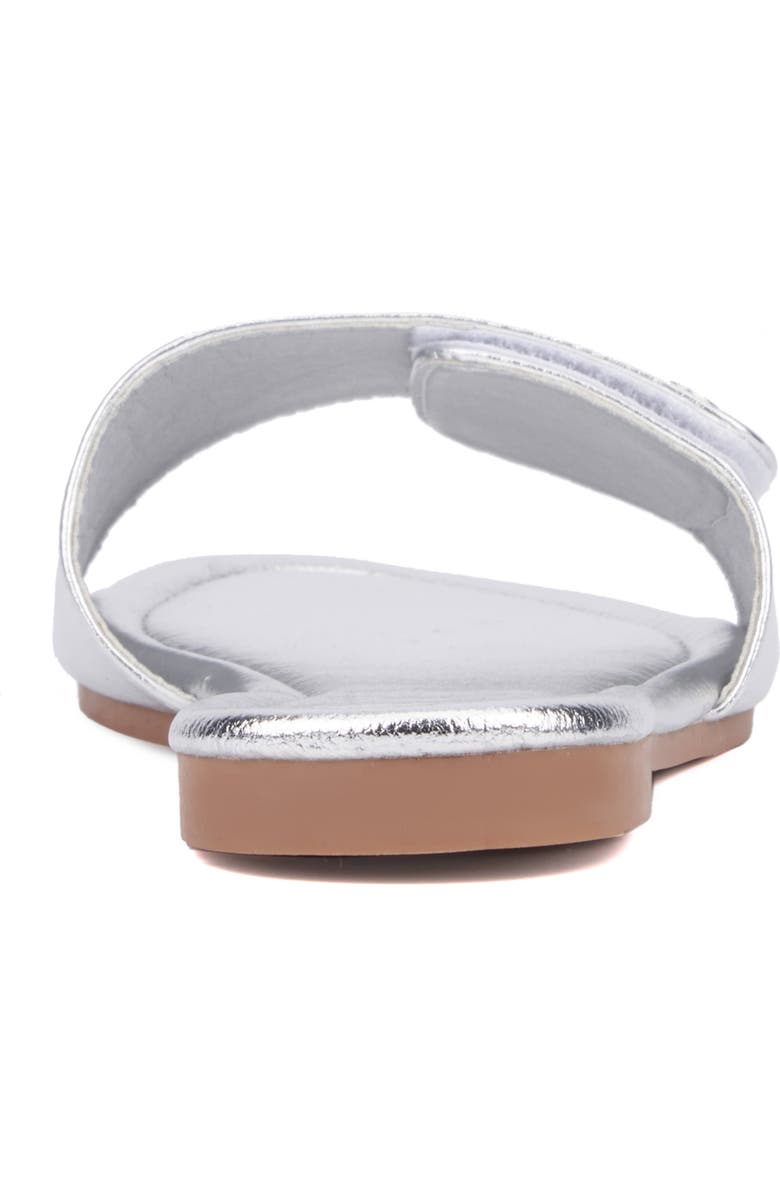 NEW YORK AND COMPANY Adelle Slide Sandal, Alternate, color, Silver
