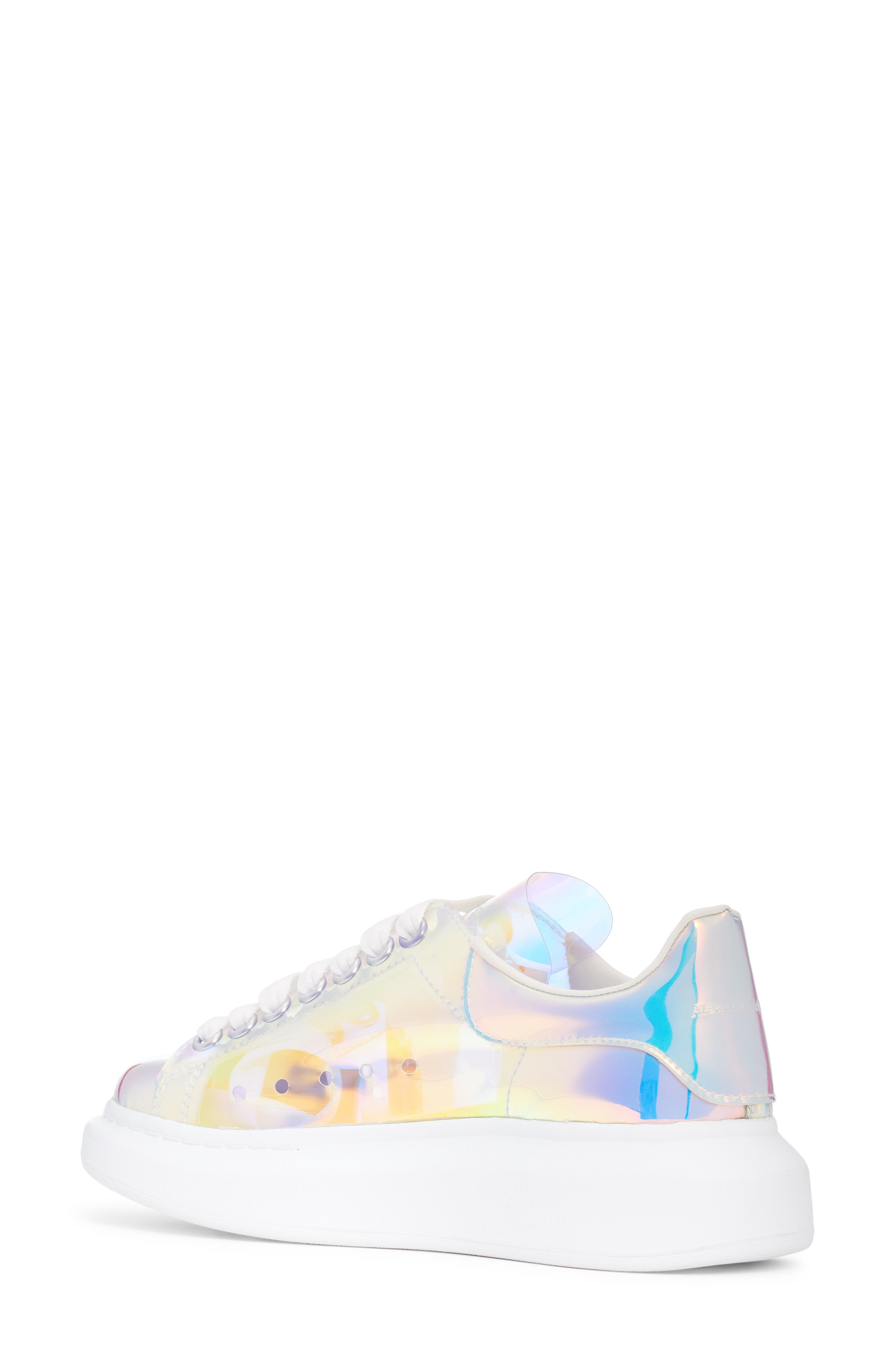 Alexander McQueen Platform Sneaker, Alternate, color, 8446 MULTI/ WHITE