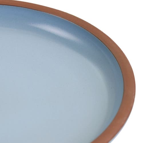 Gibson Elite Dumont 4 Piece Terracotta 10.8in Dinner Plate Set In Blue