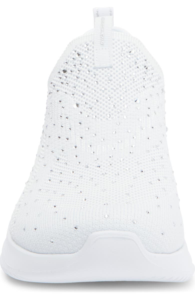 SKECHERS Ultra Flex 3.0 Glam Night Slip-On Sneaker, Alternate, color, White