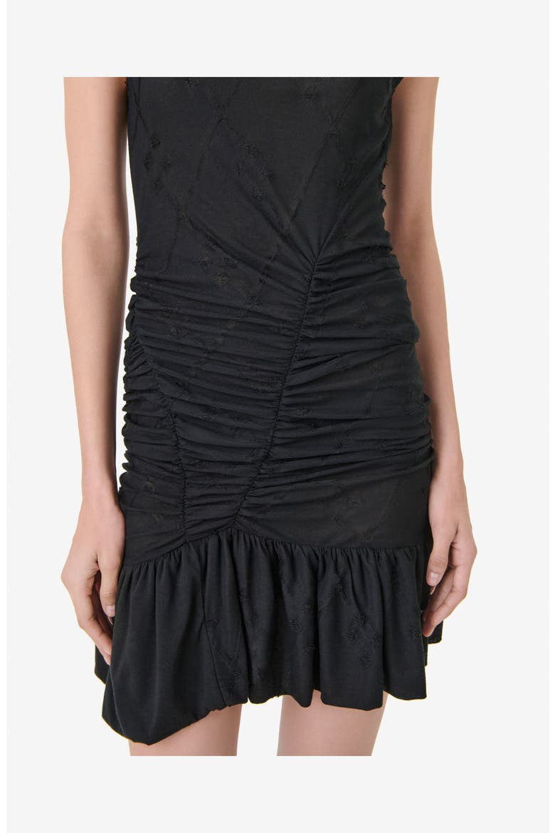 The Houle Mini Dress, Alternate, color, BLACK
