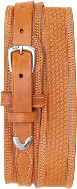 Ralph Lauren Purple Label Vaccheta Leather Belt
