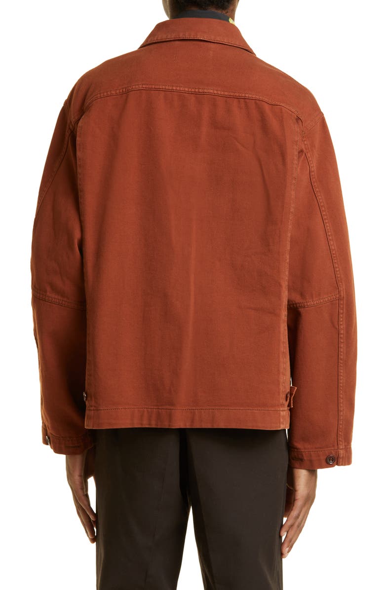 Lemaire Boxy Cotton Twill Jacket, Alternate, color,