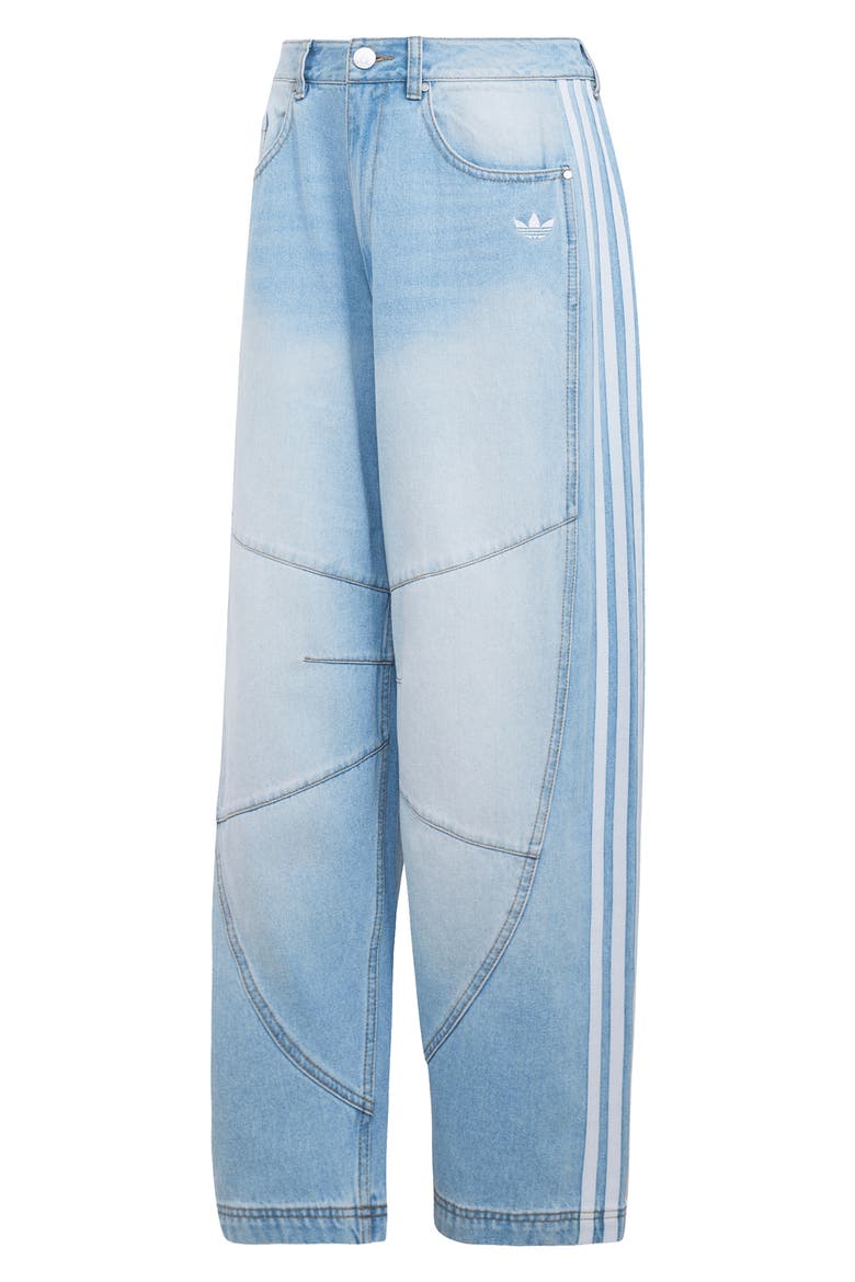 Barrel Leg Jeans, Alternate, color, LIGHT BLUE