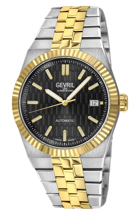 Pier 17 Swiss Automatic Bracelet Watch, 40mm