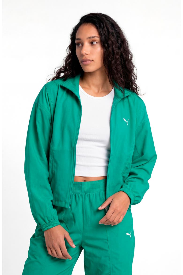 Dare to Oversize Water Repellent Jacket, Alternate, color, VIBRANT GREEN