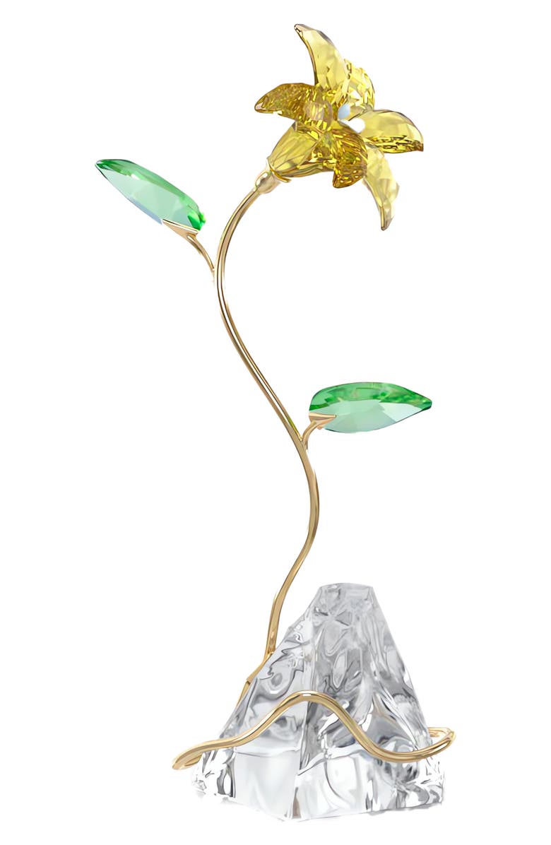 Swarovski Florere Crystal Lily, Alternate, color, Yellow