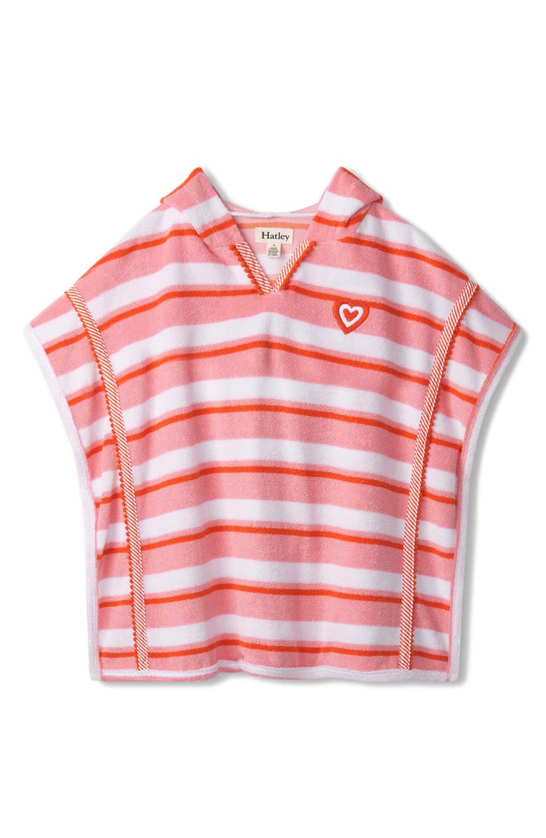Hatley Kids' Stripe Hooded Cover-Up, Main, color,
