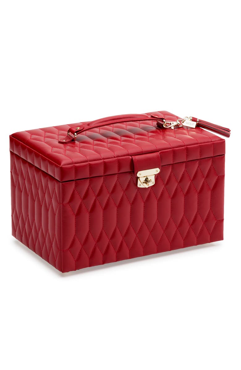 WOLF Caroline Large Jewelry Case, Alternate, color, 