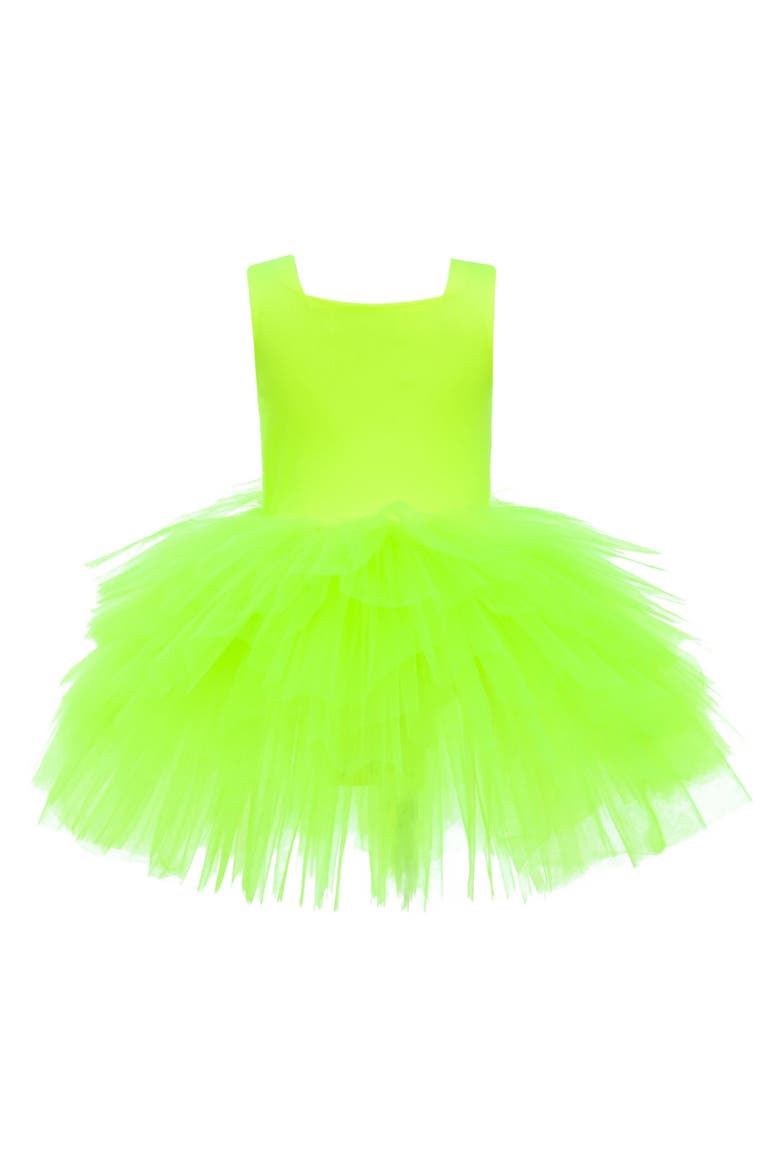 Neon Tutu Dress, Alternate, color, Yellow