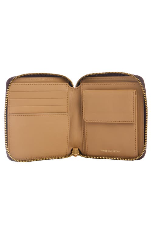 Dries Van Noten W.l. Snake Print Leather Card Case