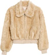 WAYF Nathalie Faux Fur Jacket
