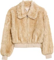 WAYF Nathalie Faux Fur Jacket