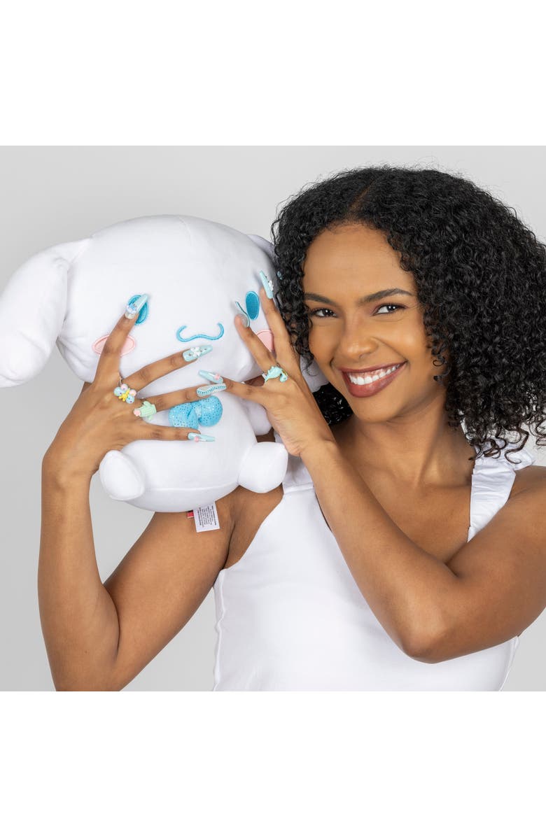 3H Nails Cinnamoroll 3D Luxury Handmade Press-On Nails - 24-Piece Kit, Alternate, color, Baby Blue, Silver