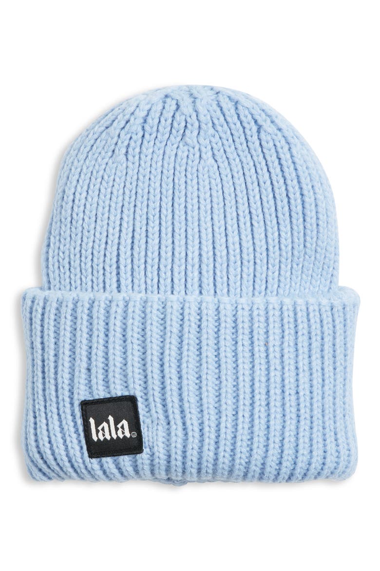 Grunge Chic Beanie, Main, color, PERIWINKLE