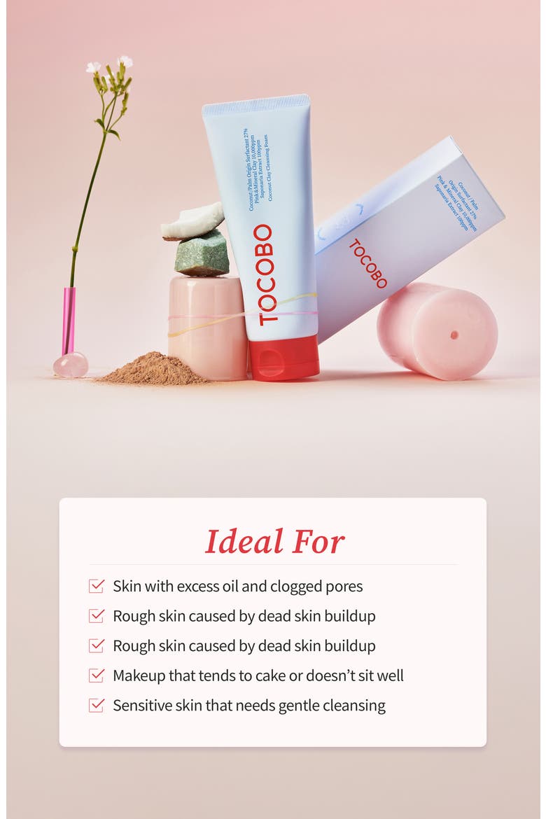 Coconut Clay Cleansing Foam, Alternate, color, NO COLOR