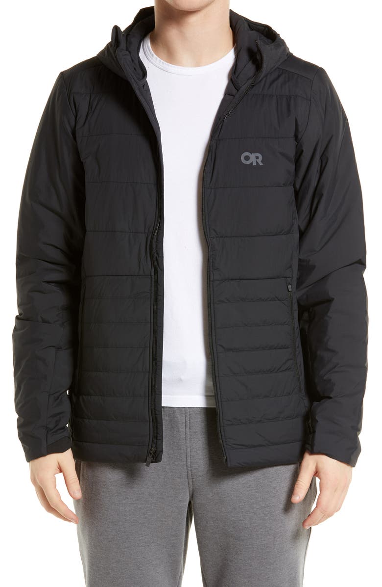 Outdoor Research Shadow Water Resistant Insulated Hooded Jacket, Main, color, 