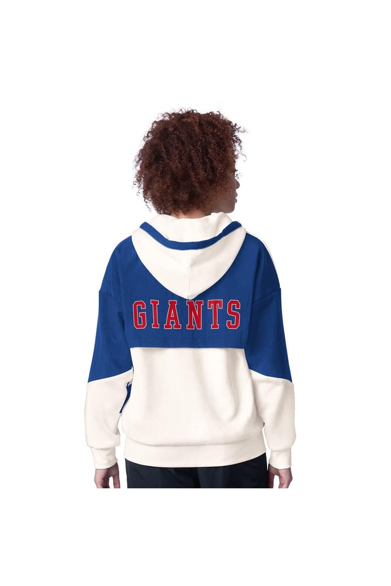 Women's Starter White New York Giants Scrimmage Full-Zip Hoodie, Alternate, color, White