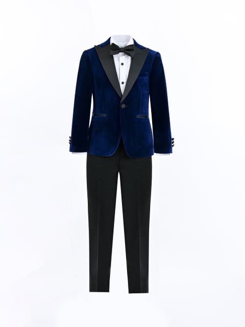 Velvet Suit with Peak Lapel (Toddler, Little Kid & Big Kid)