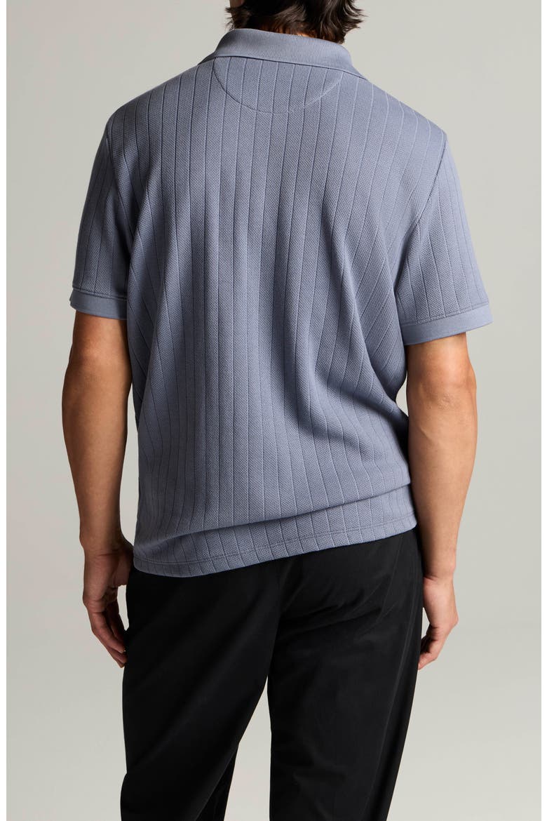 Drop Needle Stripe Pima Cotton Polo, Alternate, color, HAWK BLUE