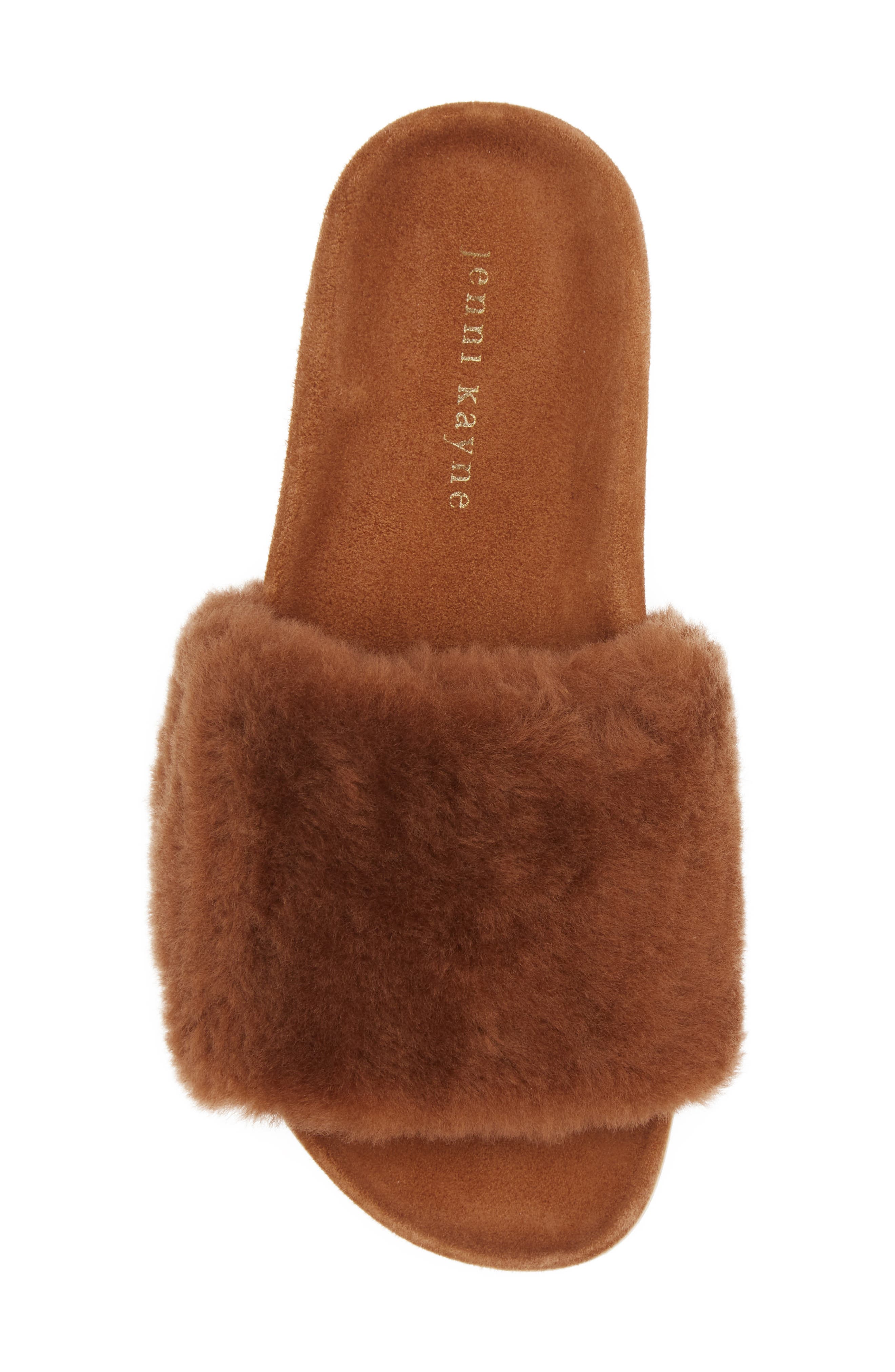 Jenni Kayne Genuine Shearling Slide Sandal, Alternate, color, 