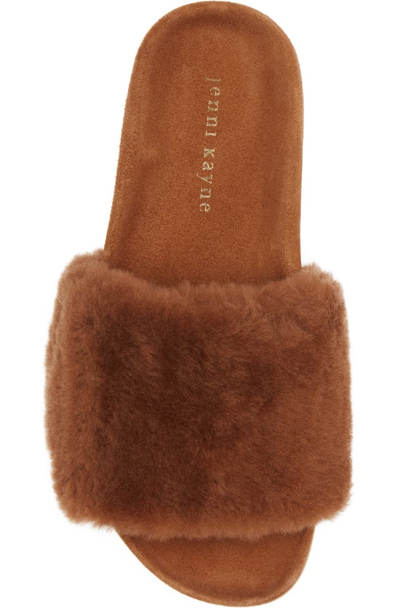 Jenni Kayne Genuine Shearling Slide Sandal, Alternate, color,