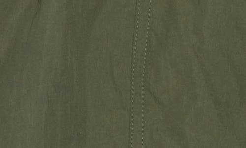 Democracy Tech Side Ruched Skirt In Lily Pad