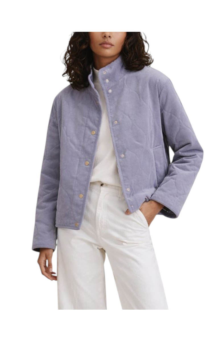 MINT VELVET Corduroy Quilted Jacket, Main, color, Blue