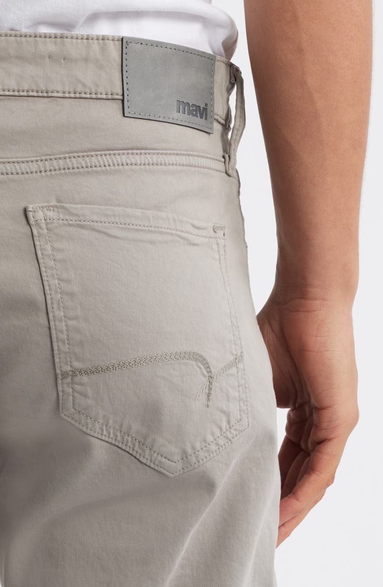 Mavi Jeans Zach Straight Leg Twill Pants, Alternate, color, Stone Twill