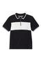 Kids' Tipped Rib Knit Polo