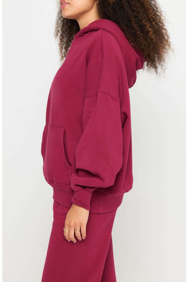 Radiant Hamsa Easy Hoodie, Alternate, color, PORT
