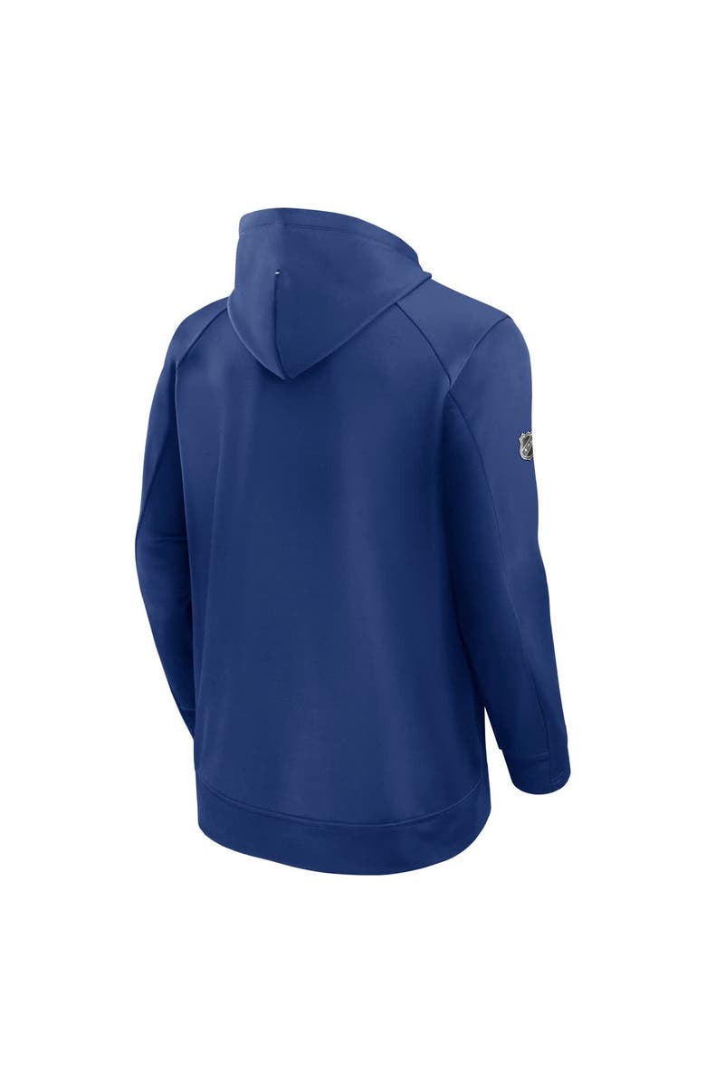 FANATICS Men's Fanatics  Blue Tampa Bay Lightning Authentic Pro Rink Fleece Pullover Hoodie, Alternate, color, Blue