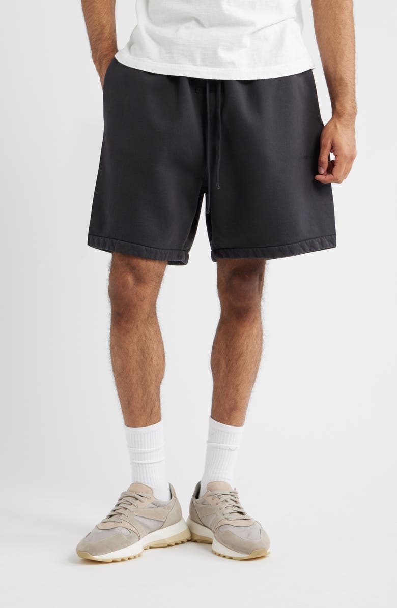 Fear of God Essentials Classic Fit Signature Logo Sweat Shorts, Main, color, 