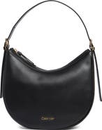 Calvin Klein Liliana Faux Leather Hobo Bag
