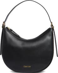 Calvin Klein Liliana Faux Leather Hobo Bag