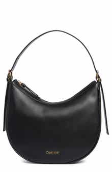 Calvin Klein Liliana Faux Leather Hobo Bag