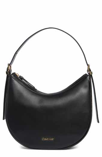 Calvin Klein Liliana Faux Leather Hobo Bag