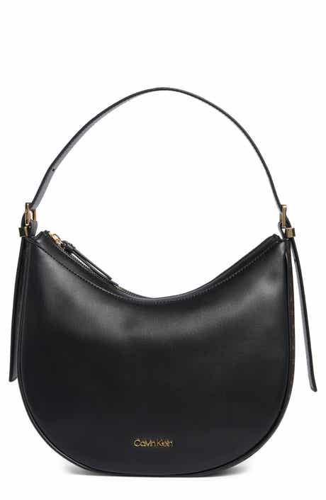 Calvin Klein Liliana Faux Leather Hobo Bag
