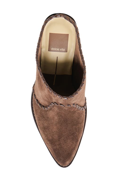Dolce Vita Jolyn Heels Dk Brown Suede In Brown