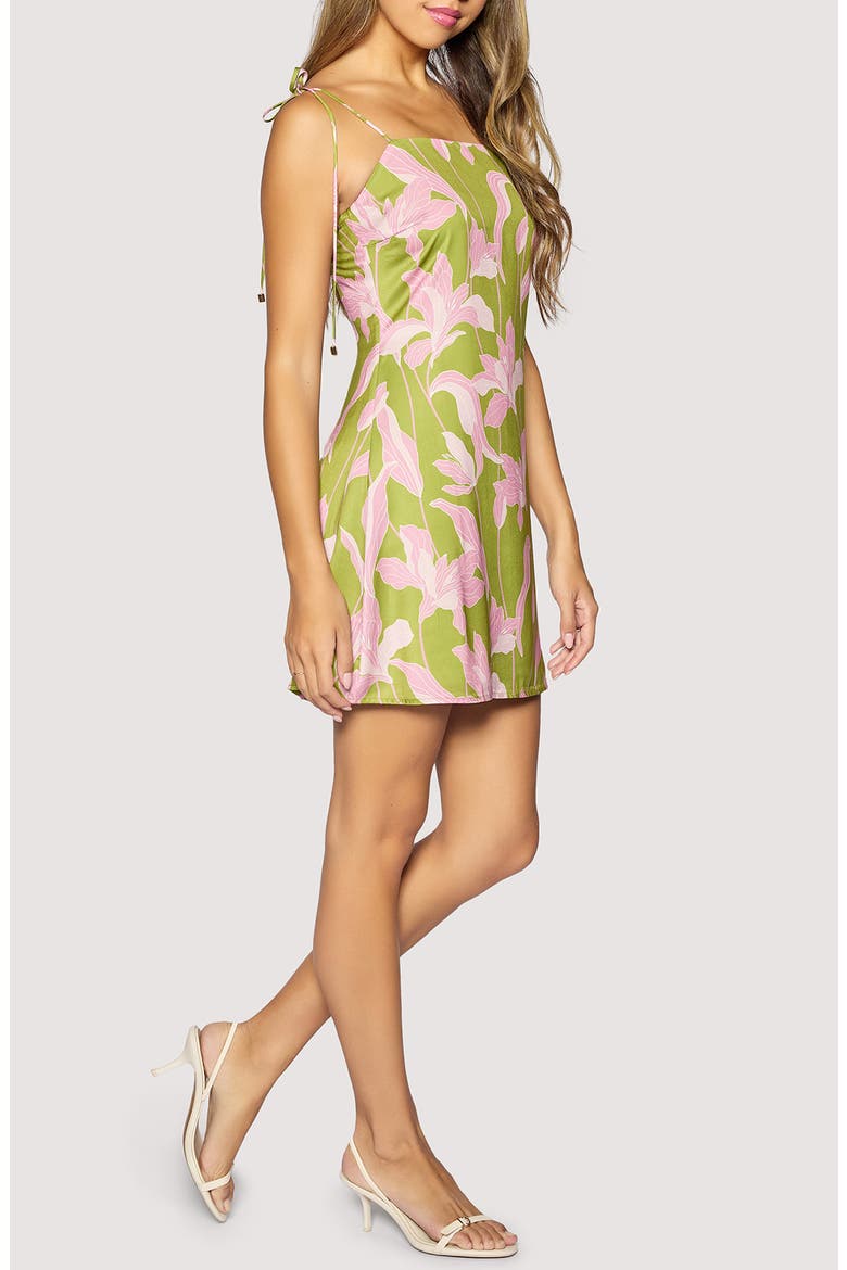 Floral Alcazar Minidress, Alternate, color, GREEN-FLORAL