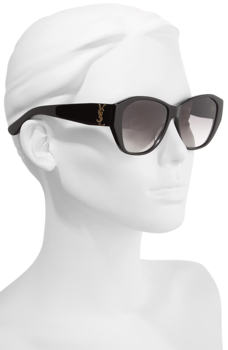 Saint Laurent 56mm Sunglasses, Alternate, color,