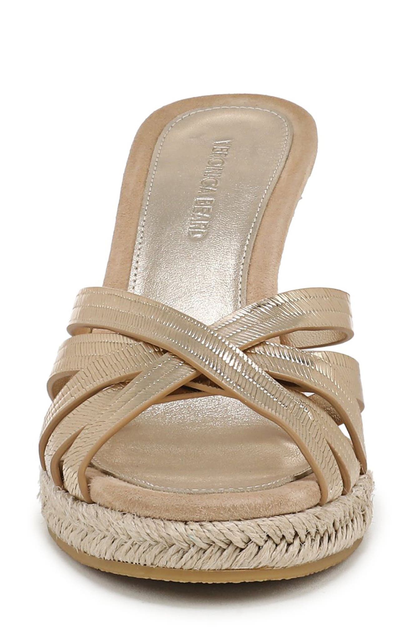 Phylina Wedge Sandal, Alternate, color, GOLD