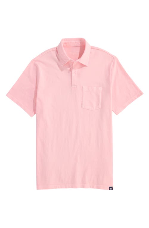 Vineyard Vines Surf Pima Cotton Polo In Flamingo