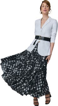 Jessica London Flowing Crinkled Maxi Skirt