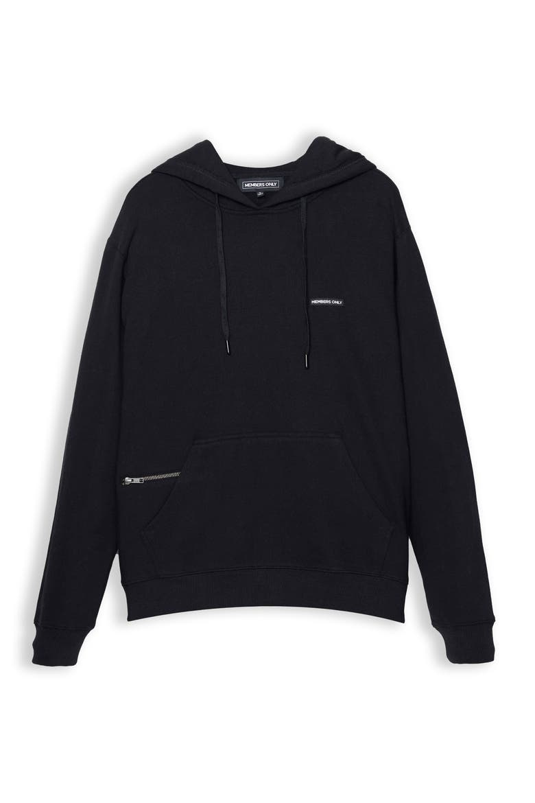 Logan Hooded Sweatshirt, Alternate, color, Black