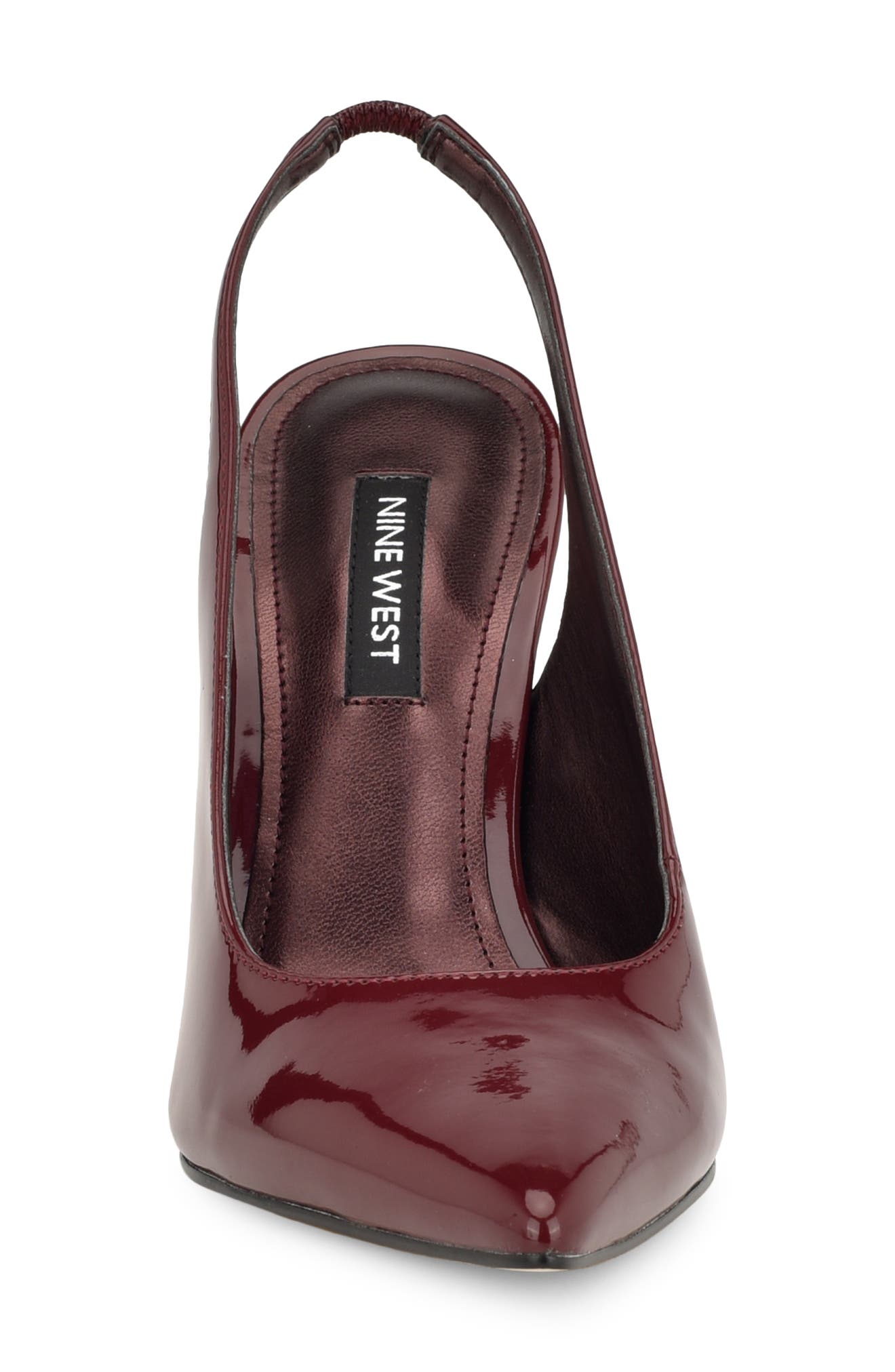 Nine West Feather Slingback Pointed Toe Pump, Alternate, color, 