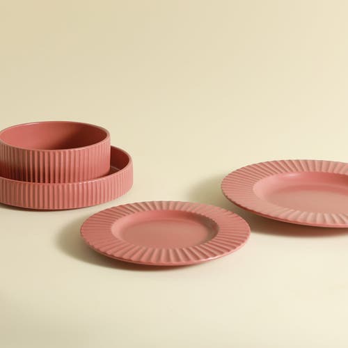 Christian Siriano Lusso Stoneware 32-piece Dinnerware Set