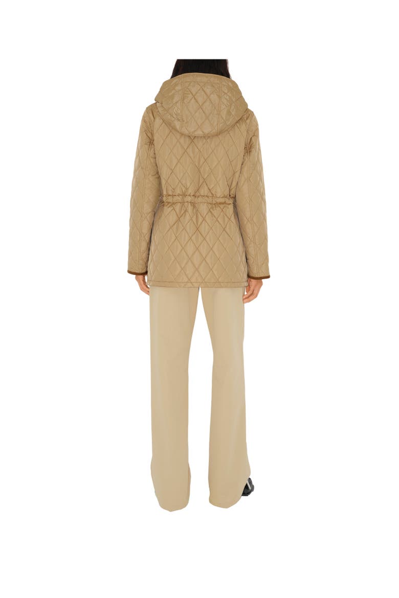 Quilted Nylon Parka, Alternate, color, Flax beige