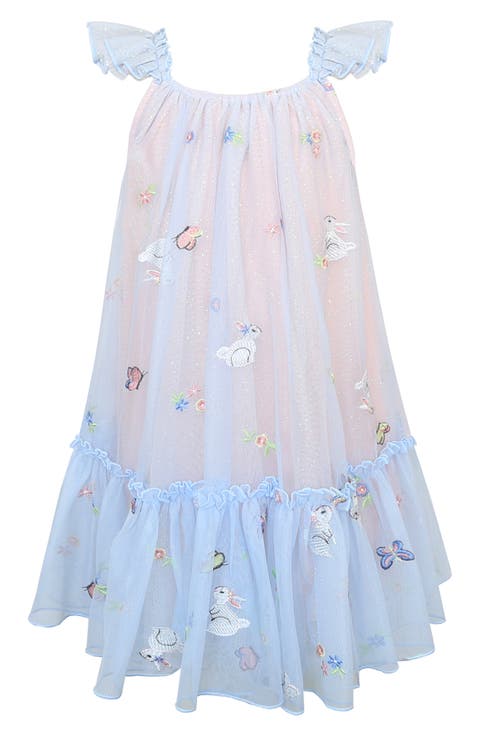 Kids' Embroidered Bunny Dress (Little Kid & Big Kid)